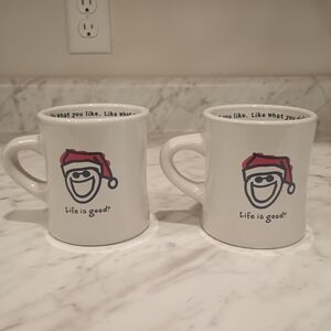 Life is good Xmas coffee mug